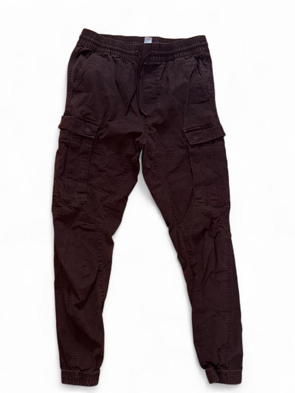 H&M Women's Cargo Joggers in Dark Brown